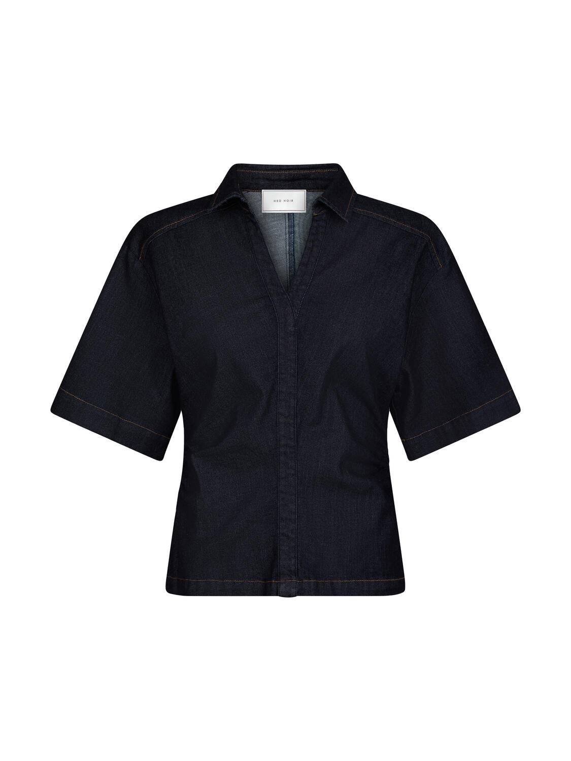 Spenda Denim bluse - mørkeblå